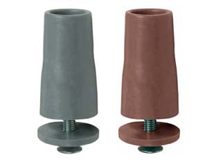 Arresti con viti per avvolgibili - ø mm.24x40 colore marrone - Nessuna Descrizione per questo prodotto