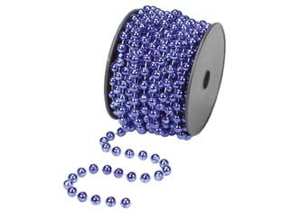 Collana in plastica in bobina colore blu - ø mm.8 lunghezza mt.10