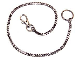 Catenella portachiavi in acciaio cromato - cm.47 - Nessuna Descrizione per questo prodotto