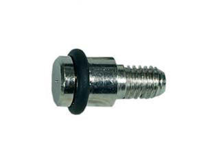Mensolina reggipiano tonda filettata con gommino - ø mm.8 con filetto ø mm.5 MA in ottone nichelato - Nessuna Descrizione per questo prodotto