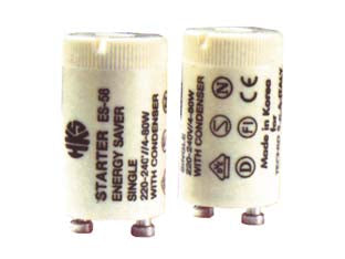 Starter universale con condensatore - 4/65w 230v - adatto anche per tubi di diametro piccolo