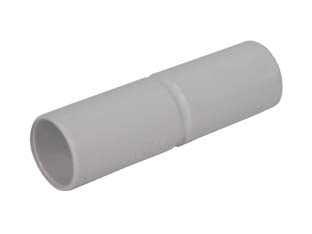 Manicotto di giunzione per canalina a tubo - ø mm.16 - in PVC autoestinguente resistente allo schiacciamento, urti e temperature da -5°C a +60°C. impiego: per impianti elettrici a ...