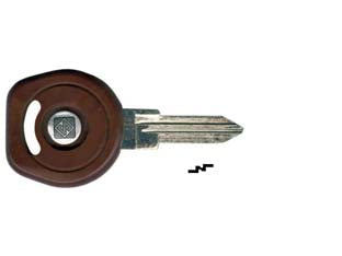 Chiavi giobert per auto alfa romeo gt16w - GT16W - in ottone, testa in radica