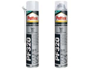Schiuma poliuretanica per tetti e tegole pattex pf 320 - ml.750 applicazione con pistola - in bombola, schiuma poliuretanica monocomponente di colore grigio, ad alto potere adesivo, ideale per la posa delle tegole e ...