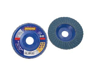 Dischi lamellari da sgrosso linea industriale - ø mm.115 foro 22,2 grana 80 - abrasivo allo zirconio, bilamella, tela in cotone di alta qualità, supporto in plastica, adatto per ferro, acciaio inossidabi...