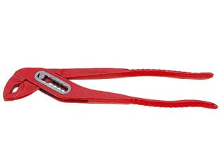 Pinza poligrip art.447/6 -mm.175 - in acciaio cromo vanadio verniciato, ganasce regolabili in 7 posizioni