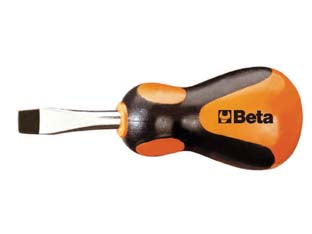 Giravite nano a taglio art.1260/n - mm.4x30 - cromato con punta nera, impugnatura bimateriale