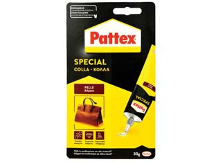 Pattex adesivo special pelle e cuoio - gr.30 - in blister, adesivo a contatto, per la riparazione di oggetti in pelle e cuoio: cinture, borse, scarpe, portafogli, giacche, ...