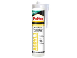 Pattex sigillante sista acrilico l1 colorato - ml.300 grigio - in cartuccia, adesivo sigillante acrilico in dispersione acquosa ideale per sigillature di infissi, cassonetti, crepe e fessu...