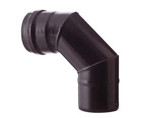Gomito a 90° per stufe a pellet nero opaco pesante mm.1,2 - ø cm.12 - Nessuna Descrizione per questo prodotto