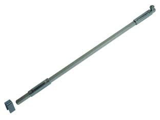 Catenaccio verticale a saldare con incontro art.205 - mm.500x mm.10 - in acciaio zincato
