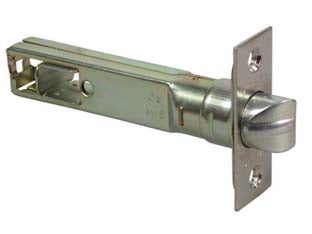 Scrocco tubolare per premi e apri - mm.70 - bordo in acciaio nichelato