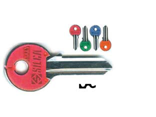 Chiavi per cilindri cisa 4 spine grandi cs204dz - CS204DZ DX silky 4 colori assortiti - utilizzo principale: per lucchetti