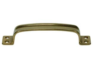 Maniglia scanalata in ottone lucido - mm.140x25h. - interfori mm.130 - Nessuna Descrizione per questo prodotto