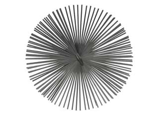 Scovolo tondo in acciaio piatto - ø cm.40 - professionale per la pulizia del camino, attacco femmina ø mm.12 MA con foro trasversale per essere usato sia con le aste in ...