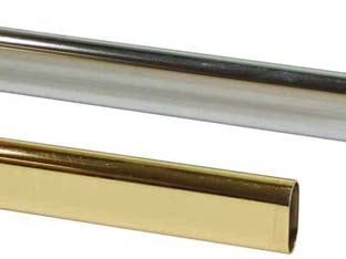 Tubo armadio ovale in acciaio - ottonato mm.15x30h. mt.3 lunghezza - Nessuna Descrizione per questo prodotto