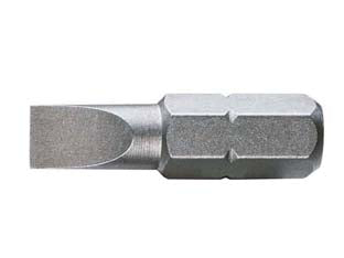 Inserti a taglio per avvitatori art.861lp - 1,2X6,5 mm.25 - impronta a TAGLIO con attacco esagonale 1/4'