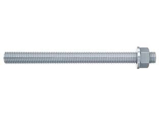 Barra filettata dado e rosetta fis a - FIS A ø mm.6x110 - in acciaio zincato classe 5,8