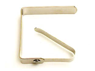 Fermatovaglie a molla tipo grande in acciaio cromato - in acciaio cromato