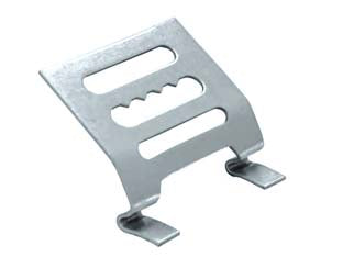 Gancio iniziale con attacco per rullo ottagonale per avvolgibili - mm.35x42 - in ferro zincato