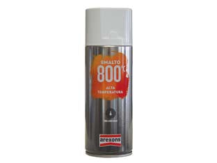 Smalto 800°c alta temperatura spray - ml.400 rosso (3436) - in bomboletta spray, contiene pigmenti micronizzati ad elevata copertura, resiste sino a 600° in continuo con punte sino a 80...