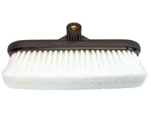 Spazzola lavaggio fissa attacco f1/4 - setole in PLL antigraffio, con attacco F 1/4'