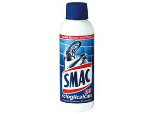 Smac scioglicalcare gel - ml.500 - rimuove il calcare da ogni tipo di superficie in particolare rubinetti e lavandini