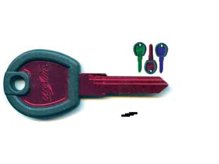 Chiavi huf per auto mercedes volkswagen hu49u3 - HU49U3 ultralite viola - in alluminio,'per auto polo, trasponder', testa con bordo in plastica