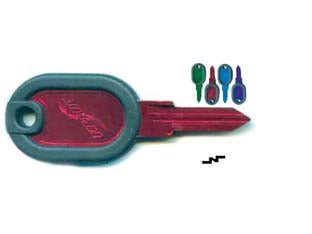 Chiavi giobert per auto fiat gt15ru1 - GT15RU1 ultralite verdi - in alluminio, per fiat tempra, testa con bordo in plastica