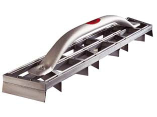 Rabot superleggero in alluminio per cartongesso art.608 - cm.45,5x8,5 - lame in acciaio temperato