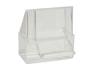 Mangiatoia esterna per gabbia uccelli - cm.7x4x8h. - in plastica