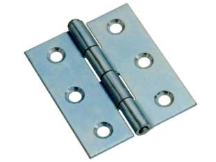 Cerniere mezze larghe pesanti perno sfilabile art.840 - 1'1/2 mm.38x35x1,2 - in acciaio zincato