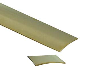 Piaggia autoadesiva profilo semitondo in ottone - cm.93x3 - ottonata coprigiunto: progettato per coprire il passaggio tra pavimenti di differenti ambienti dopo la posa degli stessi, eli...