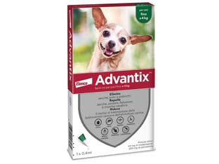 Antiparassitario advantix per cani fino a kg.4 - in conf. da 6 pipette SPOT-ON - per cani fino a Kg.4, tripla azione con IMIDACLOPRID e PERMETRINA, antiparassitario per uso esterno, repelle ed elimina zecch...