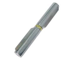 Cerniere con costa perno fisso con cuscinetto art.257 - mm.140x ø 18 tipo borellona - in ferro lucido perno fisso con cuscinetto a sfera in ottone