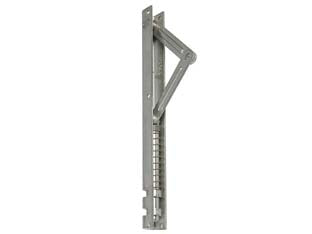 Paletto automatico a molla reversibile in acciaio inox art.409 - cm.27h., scatola mm.20x20 - per cancelli a 2 ante