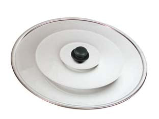 Coperchio in alluminio per caldare - ø cm.60 - con pomolo