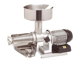 Passapomodoro elettrico big 2p n°5 480w - n°5, 480w, 0,65 Hp (art.17000/III) - 480w di potenza, motore asincrono monofase 0,65 Hp, tensione 220v / 50Hz, velocità di rotazione dell'elica 160 g/m., corpo ...