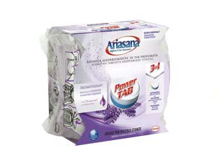Ricarica ariasana power tab micro fragranza lavanda - gr.300 - fragranza lavanda assorbe l'umidità in eccesso, previene muffe, cattivi odori, macchie sui muri, adatta per essere utilizzata...
