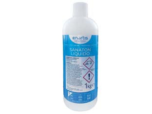 Sanaton detergente basico - Kg.1 - in polvere, detergente basico per fusti in acciaio inox, vetroresina e cemento, composto a base di soda caustica, sodio carbo...