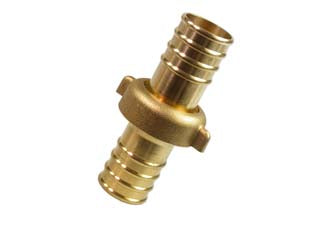 Raccordo portagomma 3 pezzi in ottone - ø mm.30 - ghiera filettata con sede conica