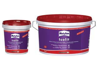 Metylan colla isolit - gr. 925 in barattolo - adesivo acrilico in dispersione acquosa ideale per l'applicazione di polistirolo e poliuretano espansi, lana di roccia e di v...