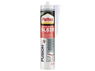 Pattex silicone sl 620 neutro colorato - ml.300 grigio RAL 7004 - in cartuccia, adesivo sigillante siliconico neutro. ideale per sigillature in edilizia, lattonerie, serramentistica, pareti d...