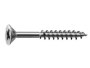 Viti panel-vit pf testa svasata piana acciaio chromiting - ø mm.3,5x50 filetto mm.30 - vite universale specifica per l’avvitamento senza preforo su pannelli truciolari, legni naturali duri e teneri, elementi di f...