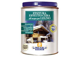 Finitura allacqua effetto cera per legno - HI 2310 trasparente ambrato ml.750 - dove si applica: manufatti in legno per interno e per quelli posti all'esterno, infissi, balconi, perlinature, travature, cot...