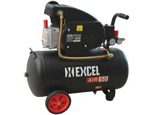Compressore coassiale lubrificato a olio air 50 lt.50 hp 2 monofase - 1500W, Hp 2, 8 bar, 115 psi, 230V, 50Hz, doppio manometro, attacco rapido profilo Germania, maniglia tipo L, ruote 6', uscita...