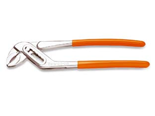 Pinza poligrip regolabile art.1048 - mm.250 cerniera chiusa, apertura max mm.34 manici ricoperti in PVC