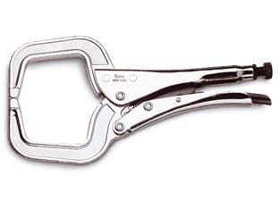 Pinza grip autobloccante art.1062 - mm.290 ganasce a collo di cigno, apertura max mm.120
