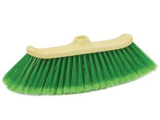 Scopa domestica pavone in plastica - cm.36x10x12h. - supporto in plastica con setole sintetiche, senza manico