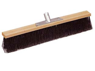 Spazzolone industriale - cm.60 - supporto in legno con attacco conico in metallo zincato, setole in PVC